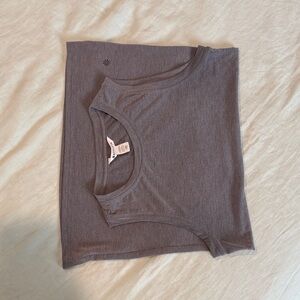 Athleta Gray Scoop Neck Tank Top. Size XXS